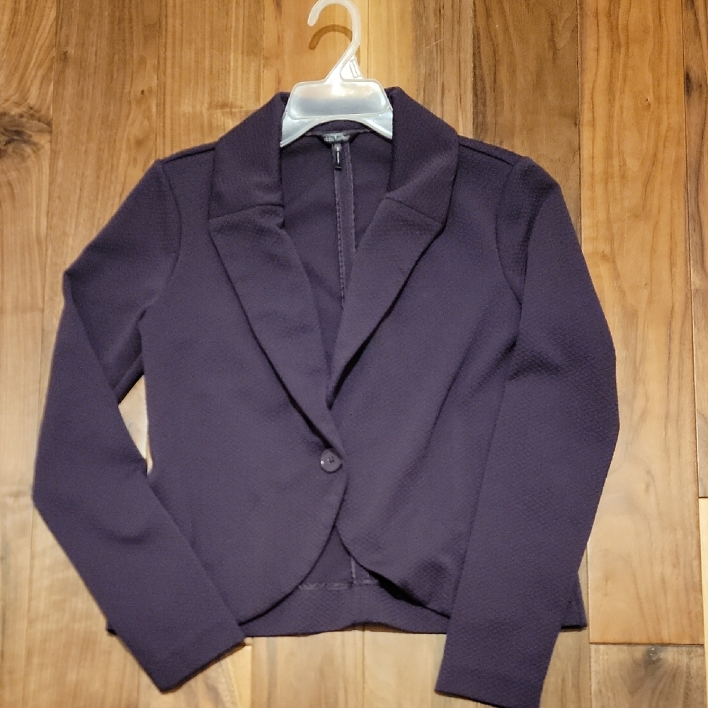 Daisy Fuentes Deep Purple Blazer